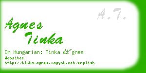 agnes tinka business card
